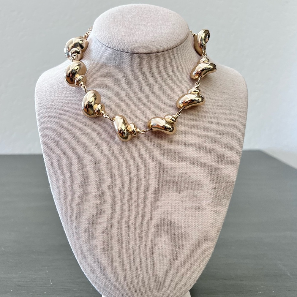 Seashell Shell Coral Hued Matte Finish 12 Strand 18" Necklace Made Philippines - Picture 7 of 7